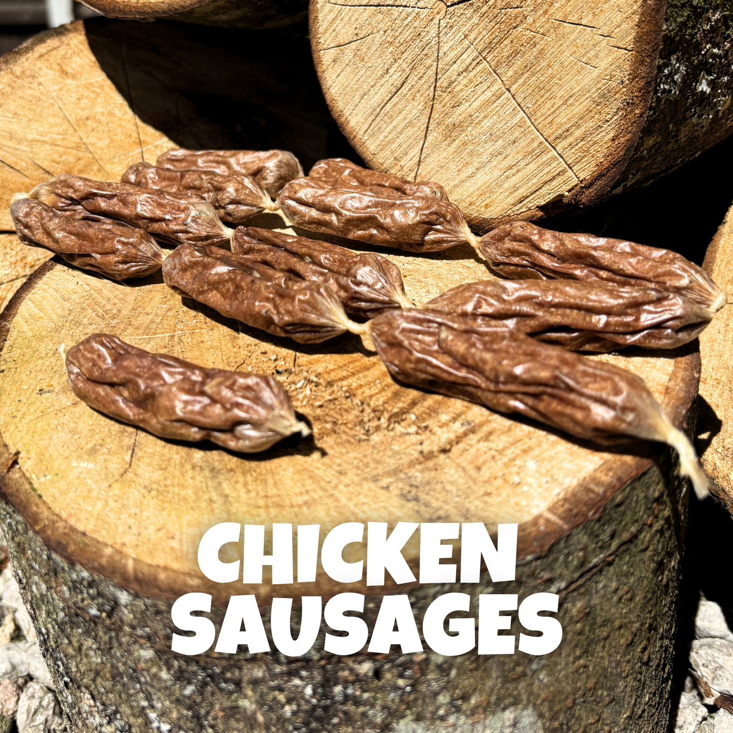 Chicken Sausages - Natural Dog Treat