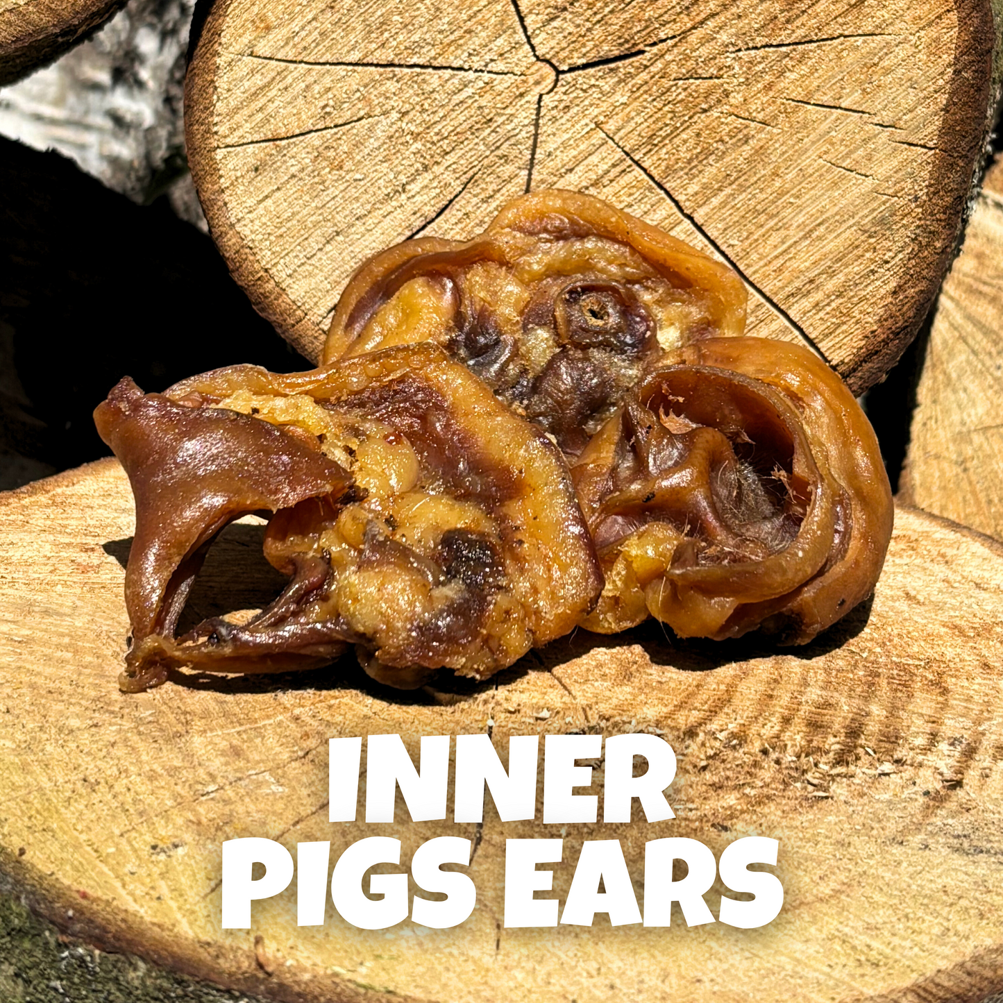 Inner Pigs Ears - Natural Dog Treat