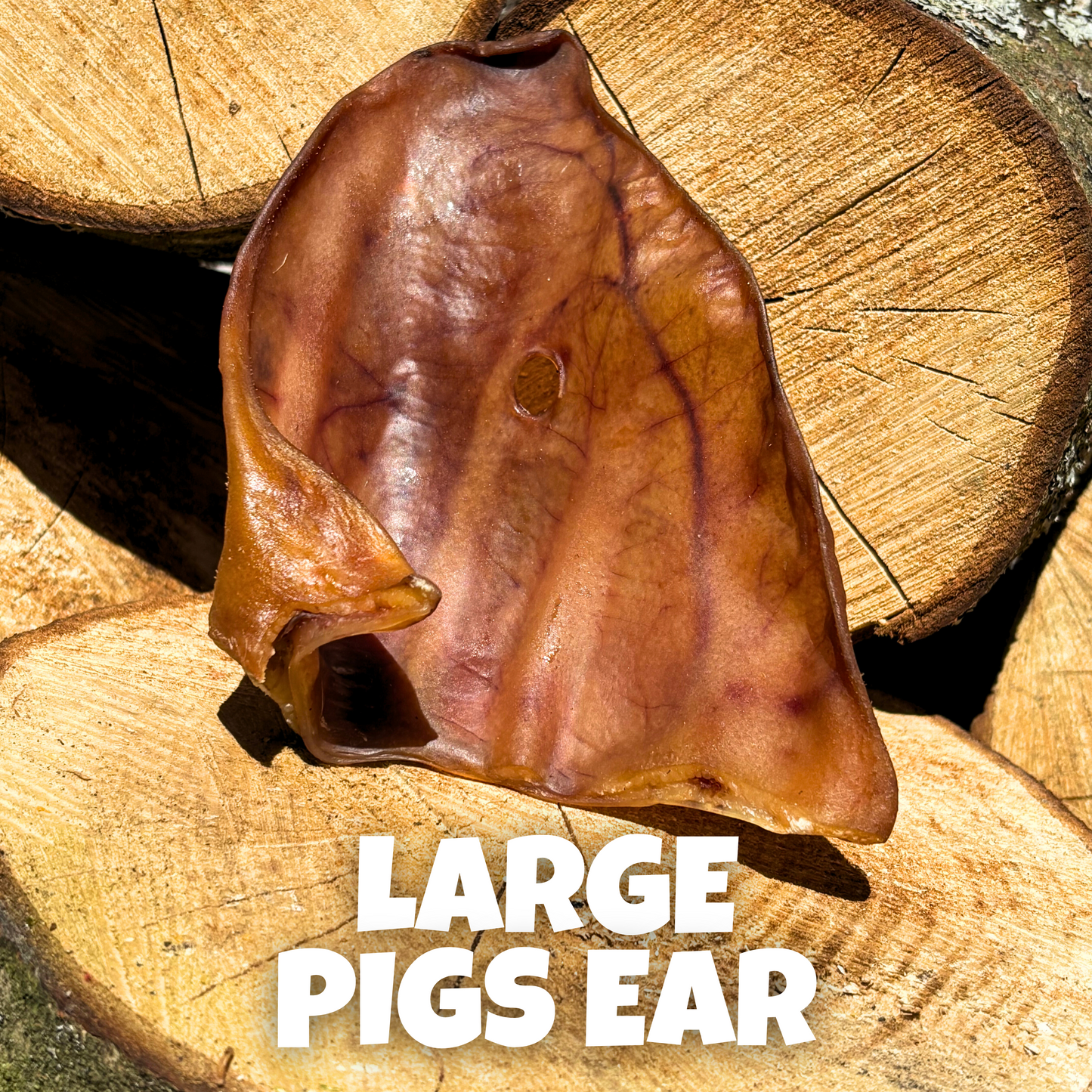 Pigs Ear (Large) Natural Dog Treat - 5 pack