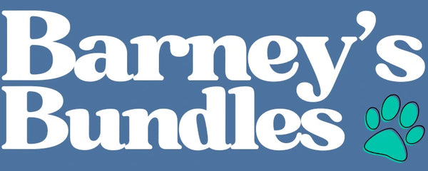 Barneys Bundles, Barney's Bundles.
Logo for Barneys Bundles, Natural Dog Treat Suppliers. Natural Dog Treats. 
Based in Norwich, Norfolk, United Kingdom. Logo including a Dogs Paw. Dog Treat, Dog Treats, Natural Pet Products. 