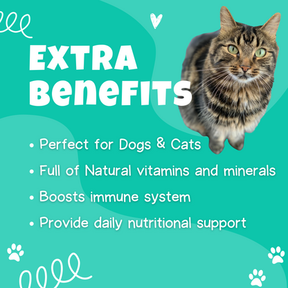 Plaque Remover - 100% Natural Seaweed Supplement for Dogs & Cats – 200g